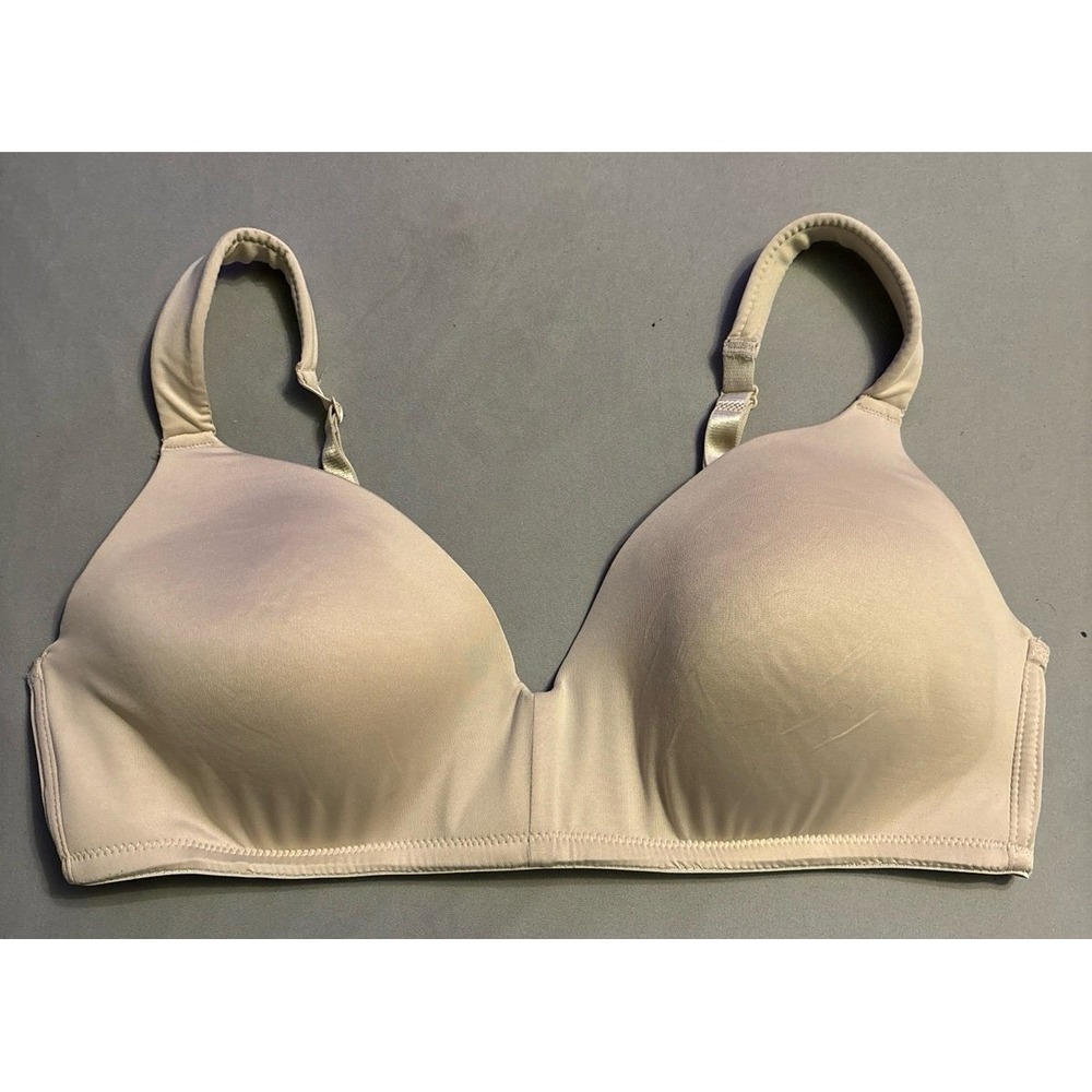 Izod Nude Full Figure Comfort‎ Strap Wirefree Full Figure Bra, Size 42D